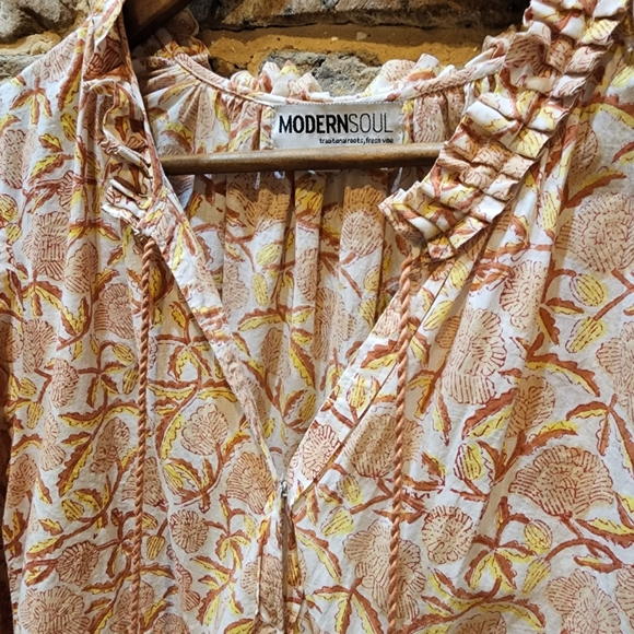 Modern Soul - Ruffle Mini Dress - Picture 3 of 5